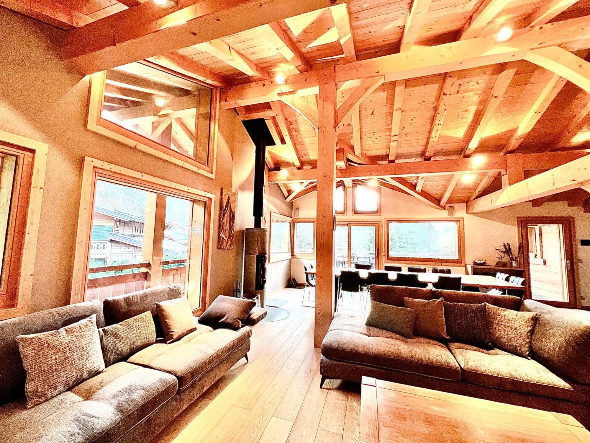 Chalet Isabelle Mountain lodge 5 star 5 bedroom en suite sauna jacuzzi Chamonix Buitenkant foto