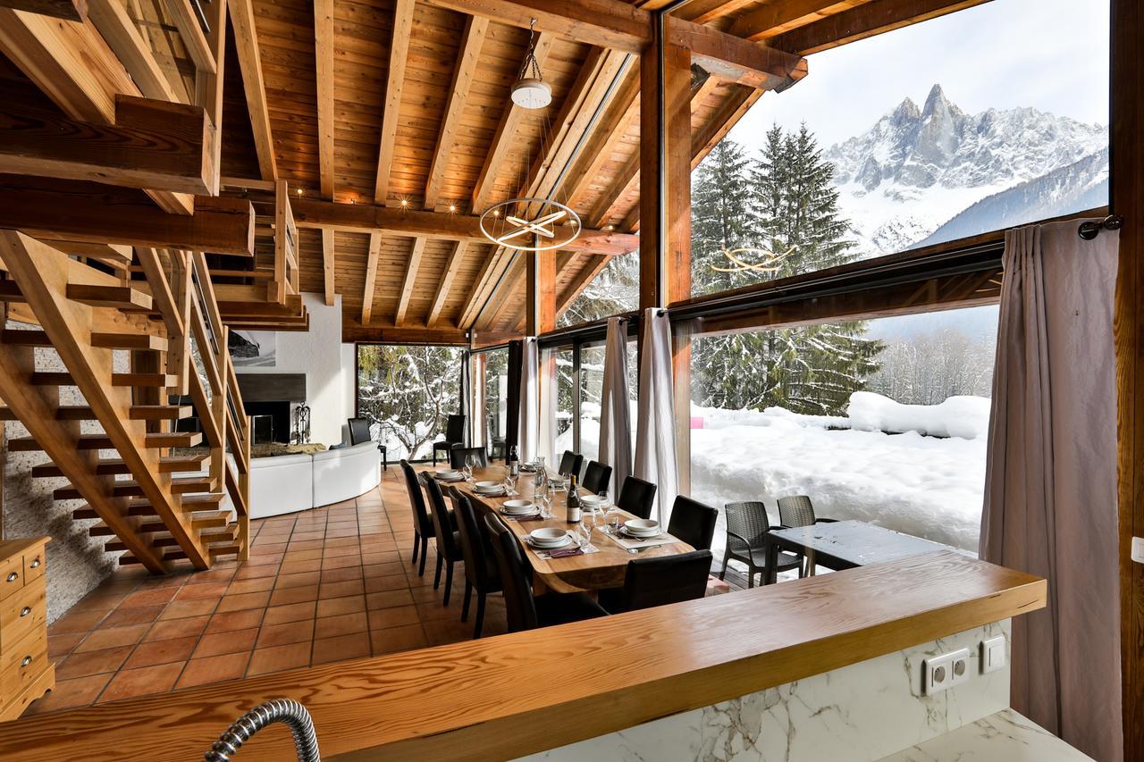 Chalet Isabelle Mountain lodge 5 star 5 bedroom en suite sauna jacuzzi Chamonix Buitenkant foto