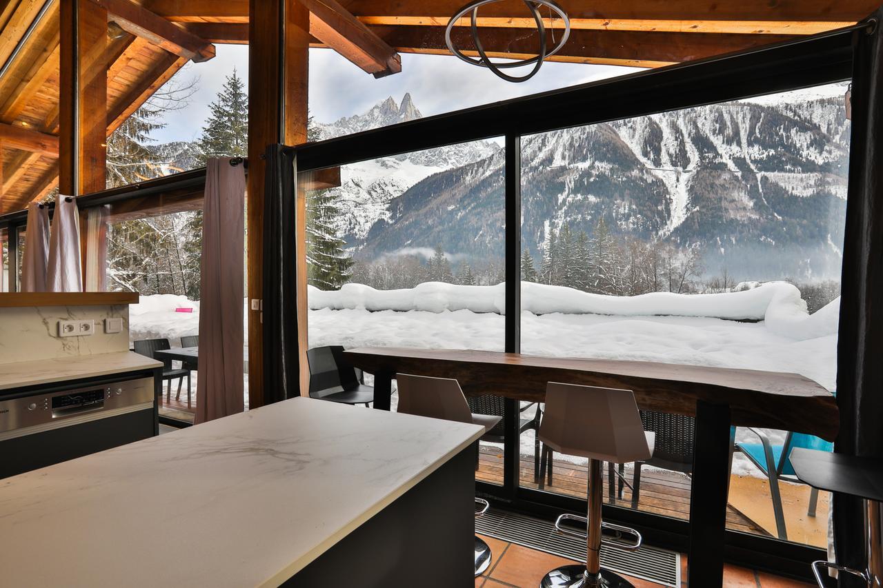 Chalet Isabelle Mountain lodge 5 star 5 bedroom en suite sauna jacuzzi Chamonix Buitenkant foto